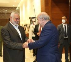 Haniyeh concludes visit to Algeria