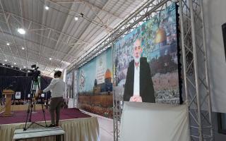 Hamas organizes a major national conference to commemorate the first anniversary of the 'Sword of Al-Quds' battle